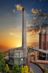 Faller 180055 - H0 - Großer Industrieschornstein